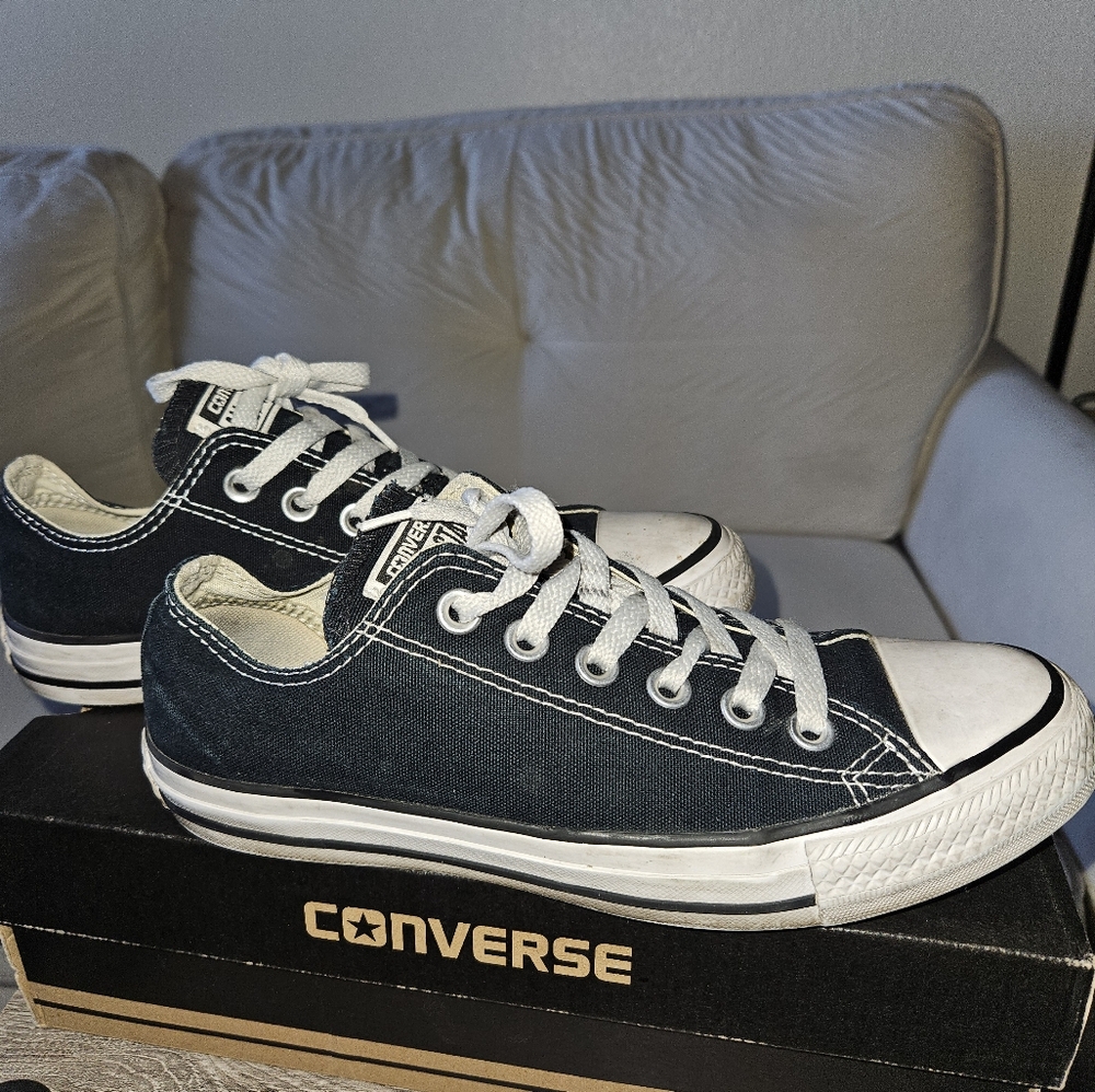 Converse All Star Ox Classic Black and White Sneakers